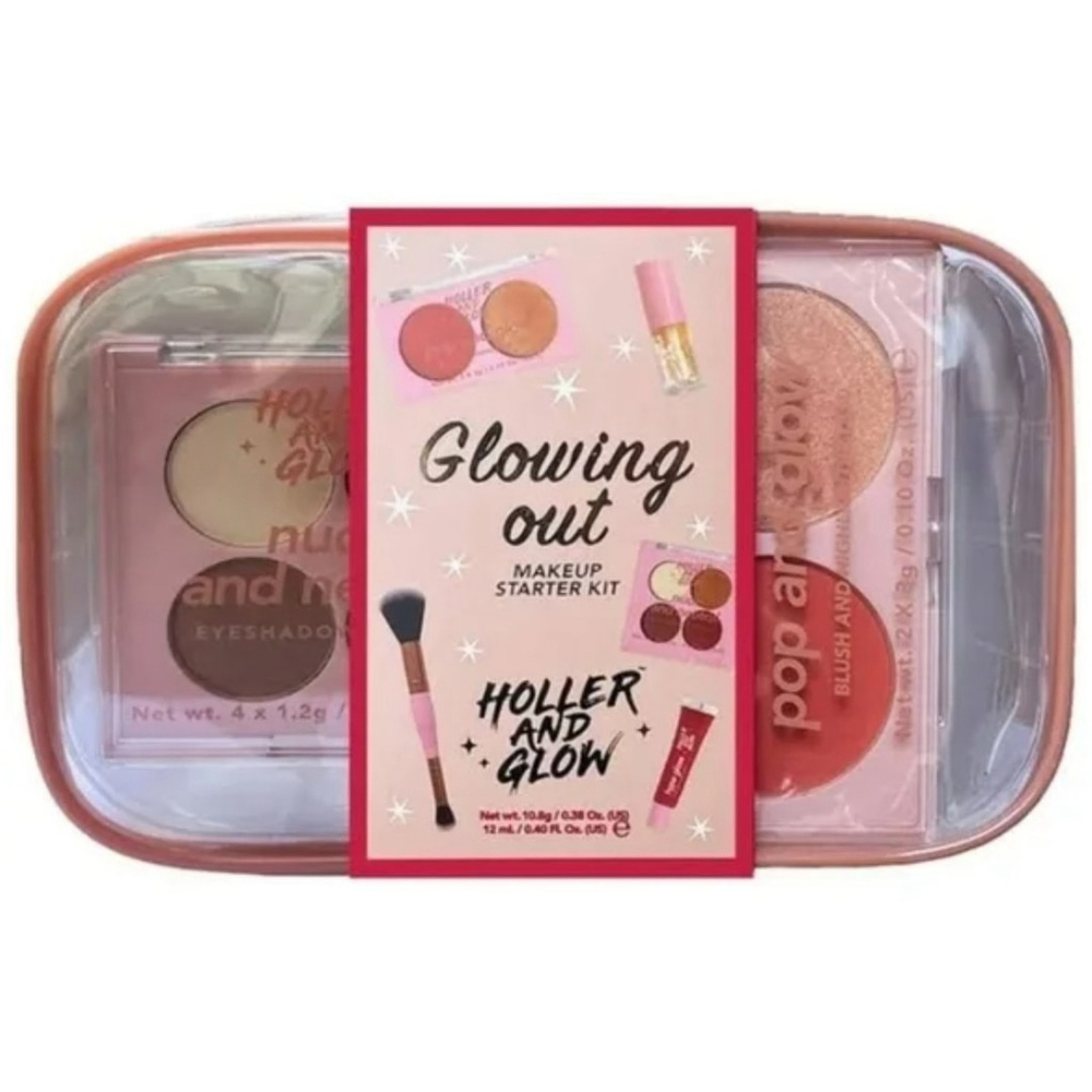 Holler and Glow Glowing Out Cosmetic Gift Set NEW
